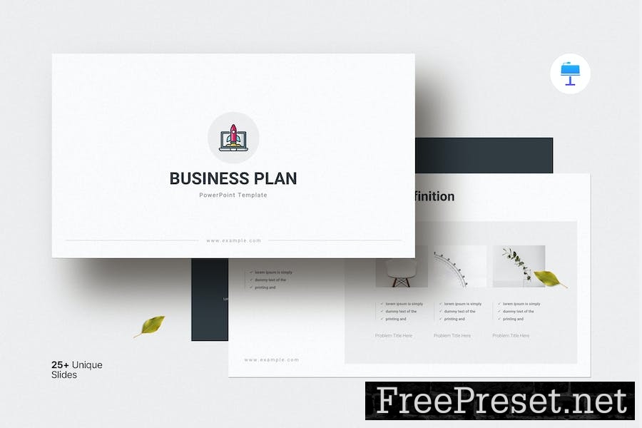 Business Plan Keynote Template PWGH6Y5