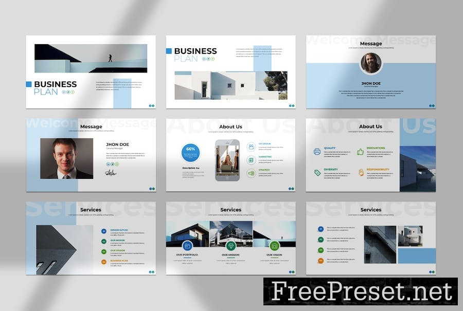 Business Plan PowerPoint Presentation FEFGN3Z