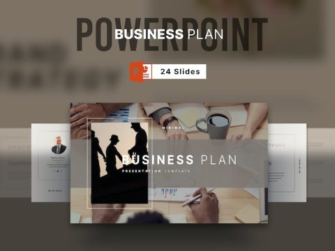 Business Plan PowerPoint Presentation Template 4FJFXEG