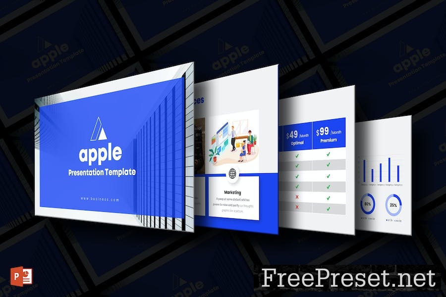 Business Plan PowerPoint Template L9NAA7B