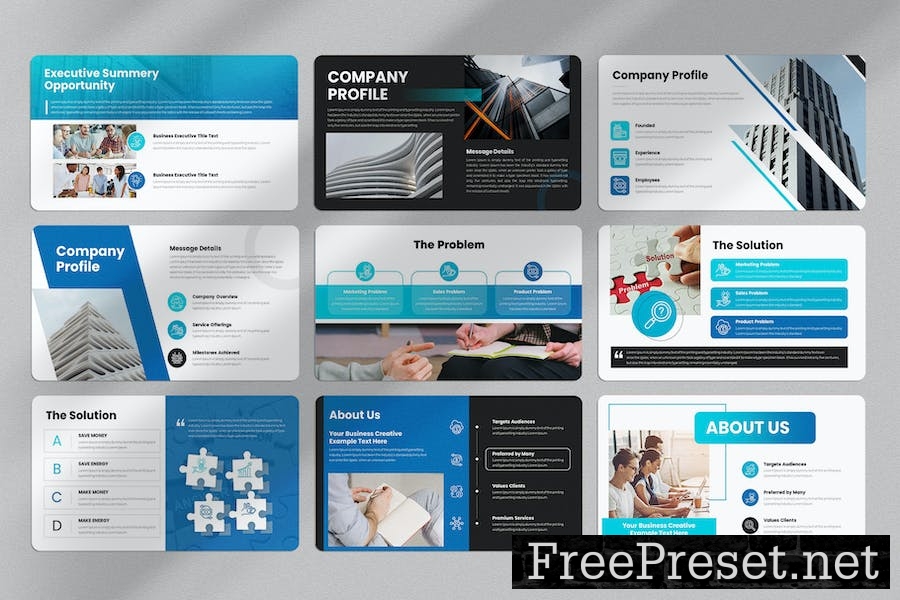 Business Presentation Google Slides Template