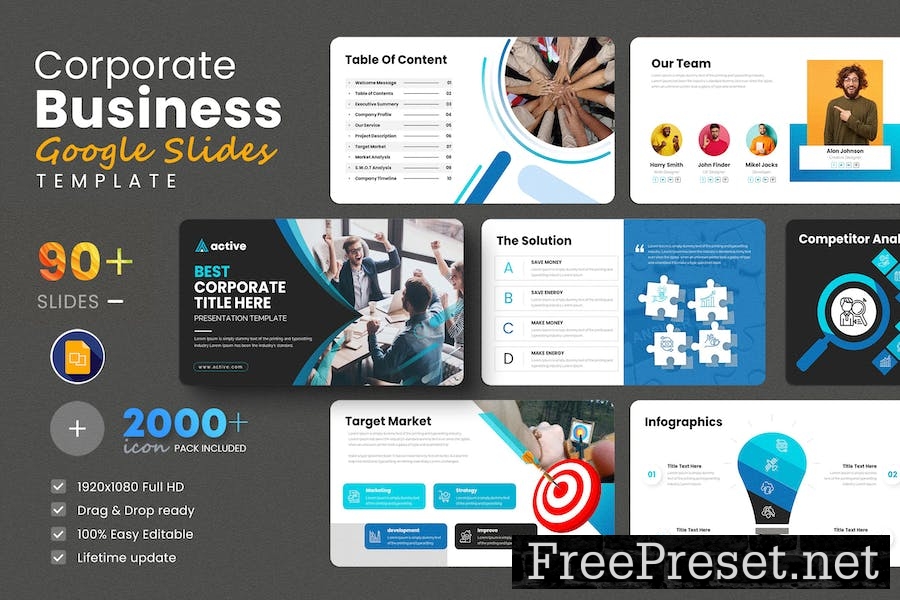 Business Presentation Google Slides Template