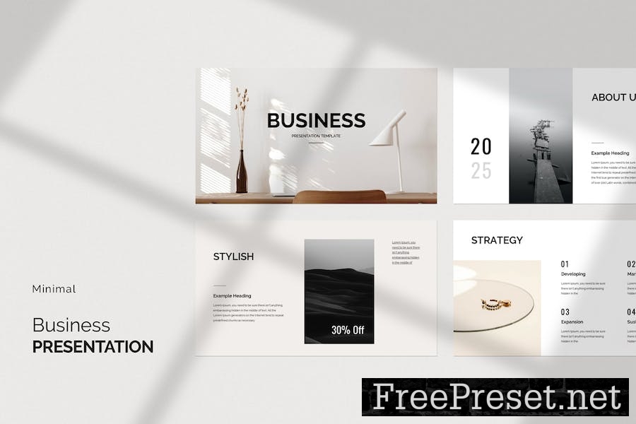 Business Presentation Template 7BV6NHX