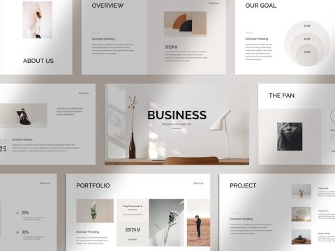 Business Presentation Template 7BV6NHX