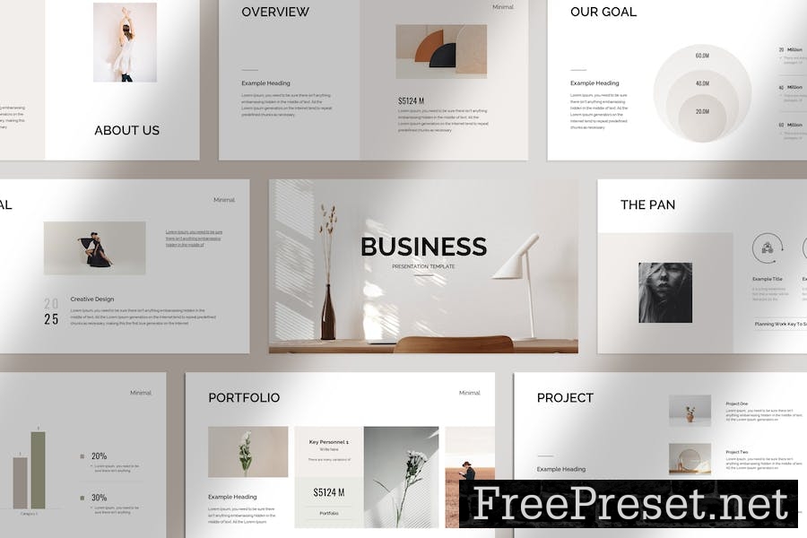 Business Presentation Template 7BV6NHX