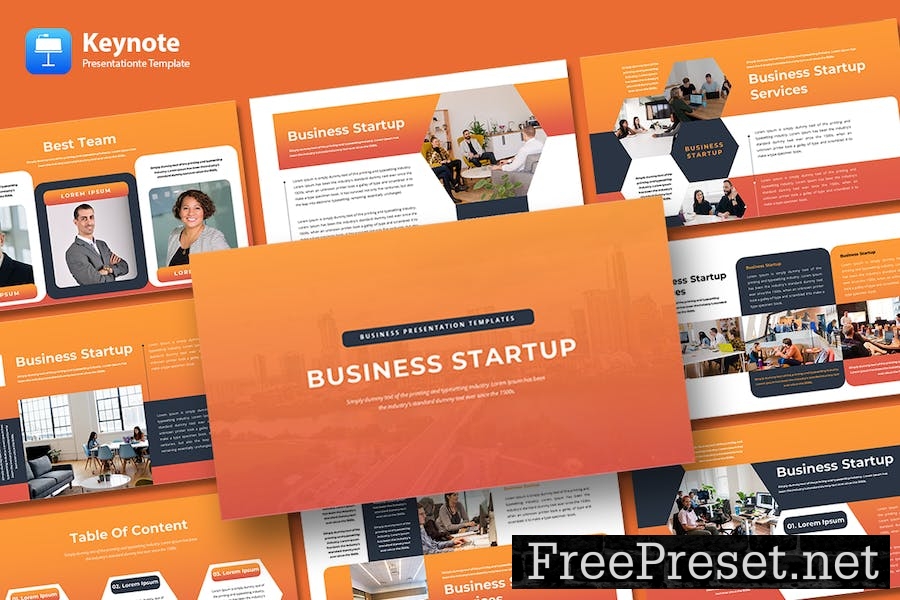 Business Startup - Keynote Template 57L3F5R