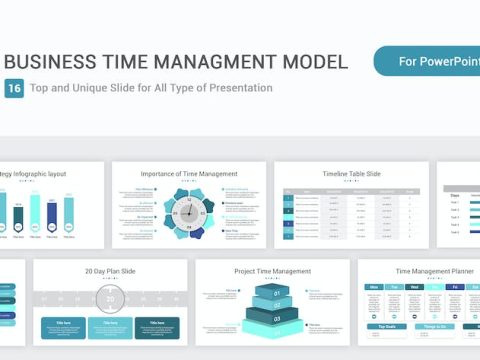 Business Time management Model PowerPoint Template AQ8BTNG