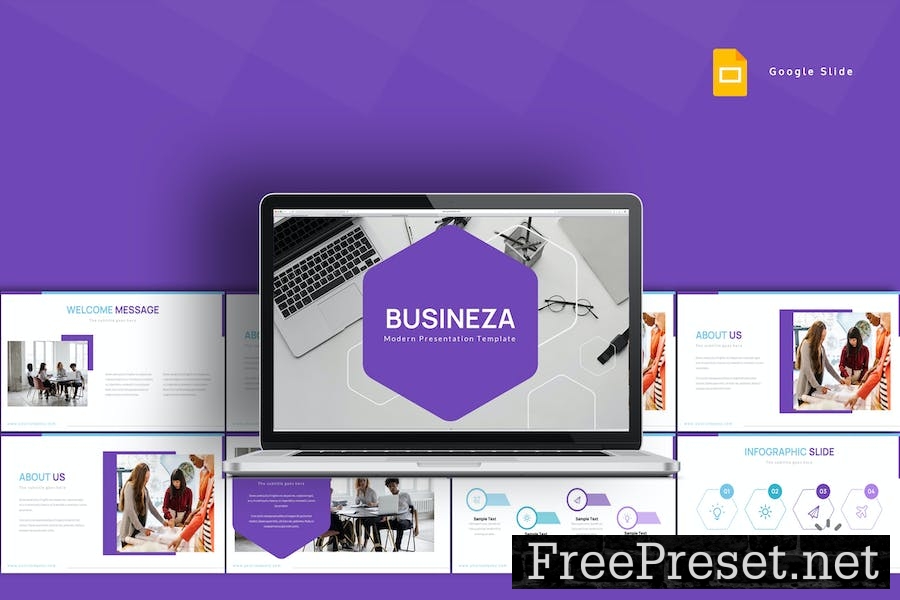 Busineza - Google Slides Template MKBDD3R