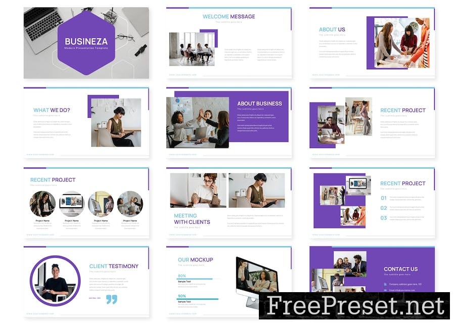 Busineza - Powerpoint Template 7EESZK8