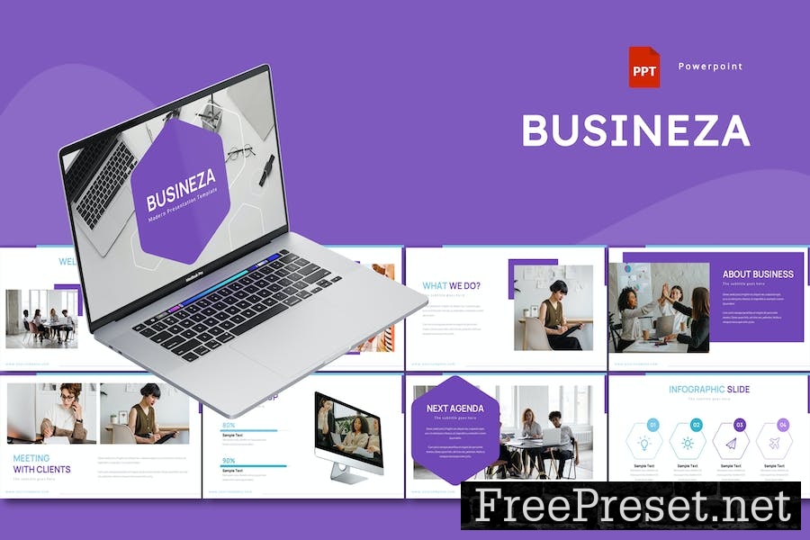 Busineza - Powerpoint Template 7EESZK8