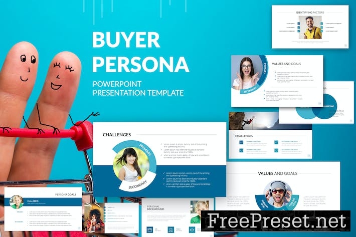 Buyer Persona PowerPoint Presentation Template F5FE2MT