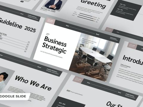 CAKRA - Business Strategic Google Slide Template S5TR7CM