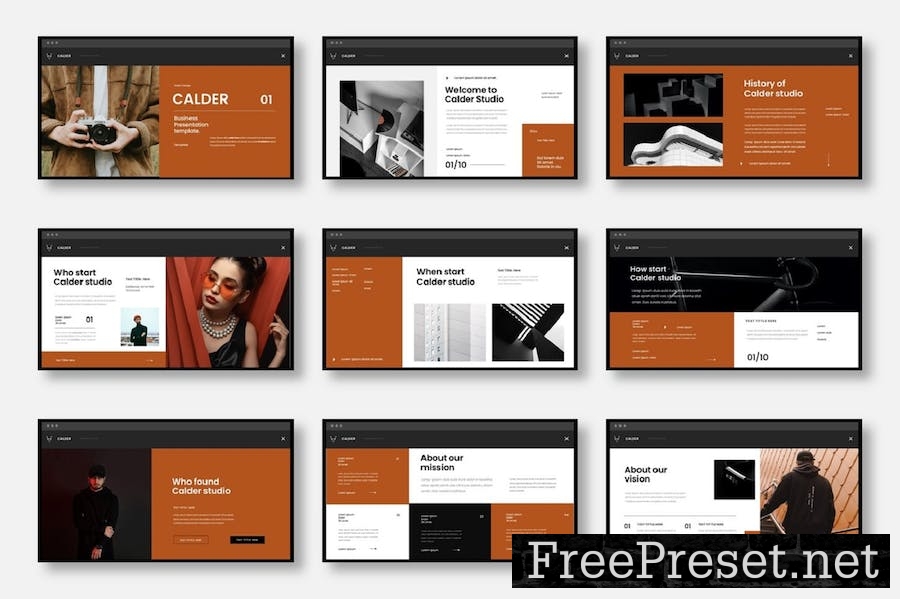 Calder - Business Google Slide Template