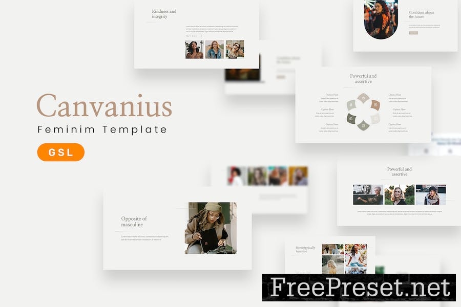 Canvanius - Google Slides Template 2SEE6PN