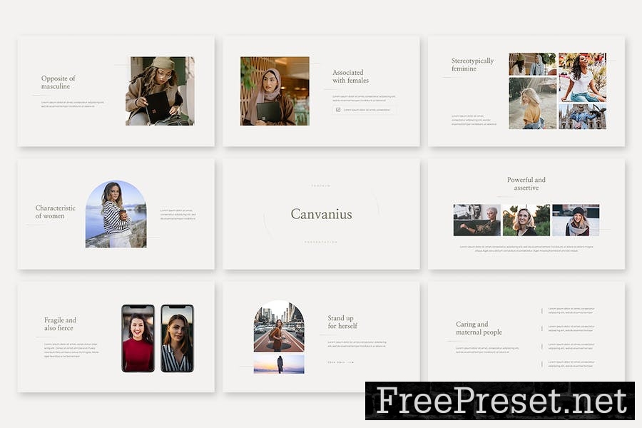 Canvanius - Powerpoint Template