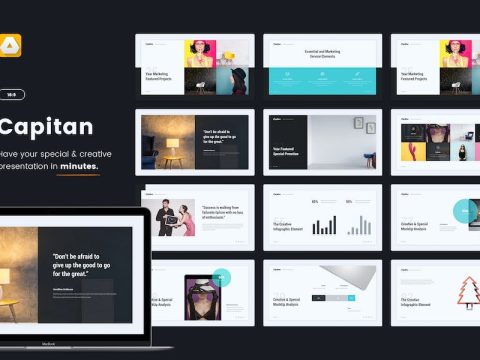 CAPITAN Minimal & Creative Template (Google) 5B8HYA