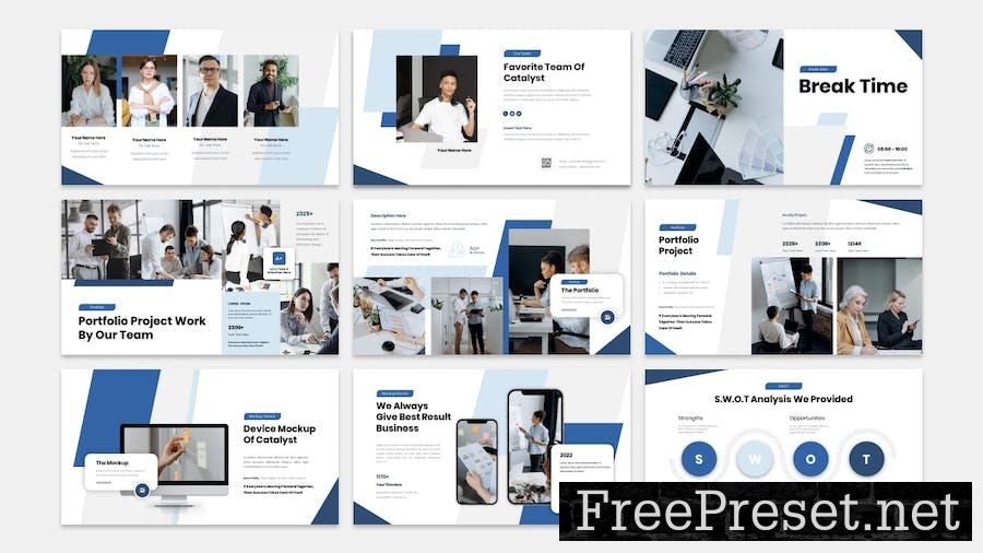 Catalyst - Business Presentation Keynote Template RDHEL89