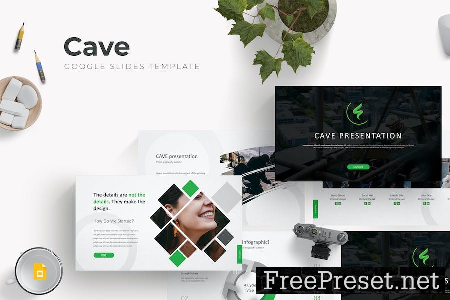 Cave - Google Slide Template DFFN98