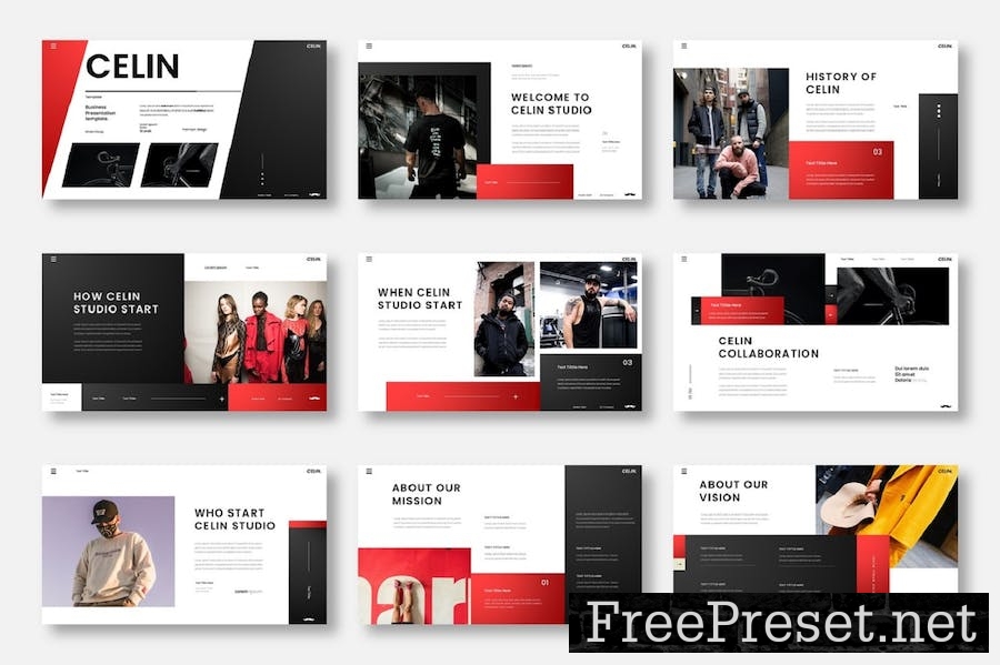 Celin - Business Google Slide Template