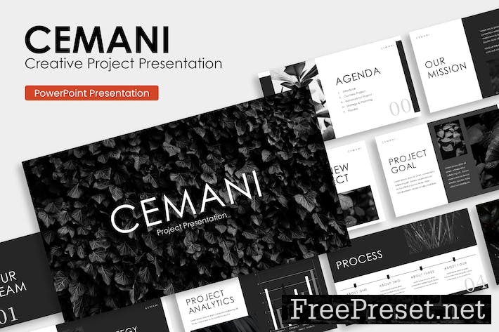 CEMANI - Creative Project Presentation Template CDE7PAJ