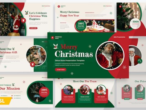 Christmas Eve - Google Slide Template JVS7ZQF