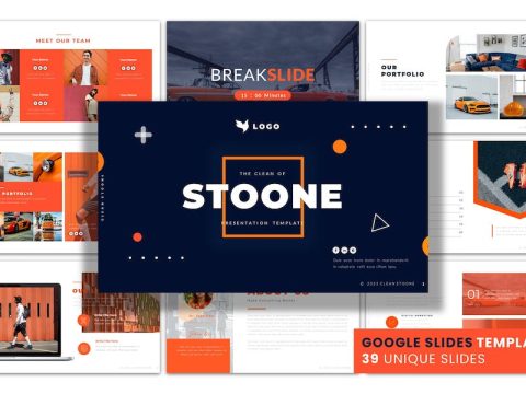 Clean Stoone - Google Slides Presentation Template ABLBKH4