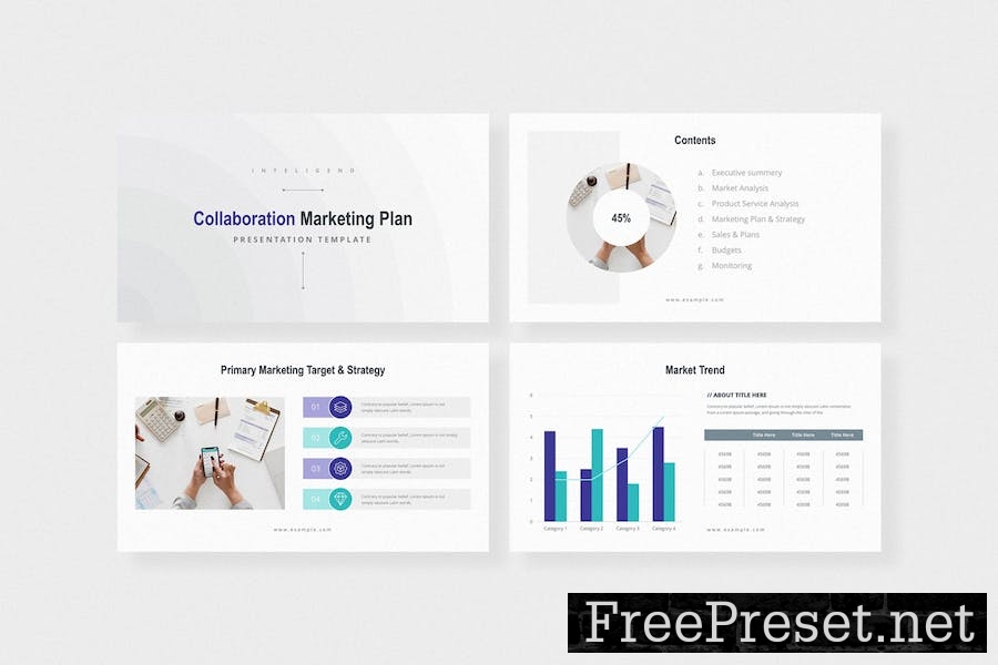 Collaboration Marketing Plan Google Slides