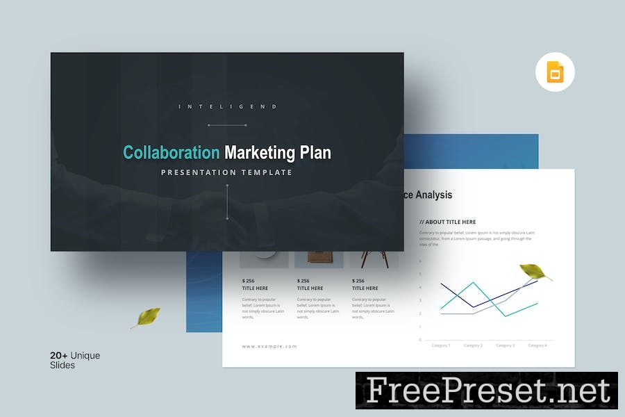 Collaboration Marketing Plan Google Slides