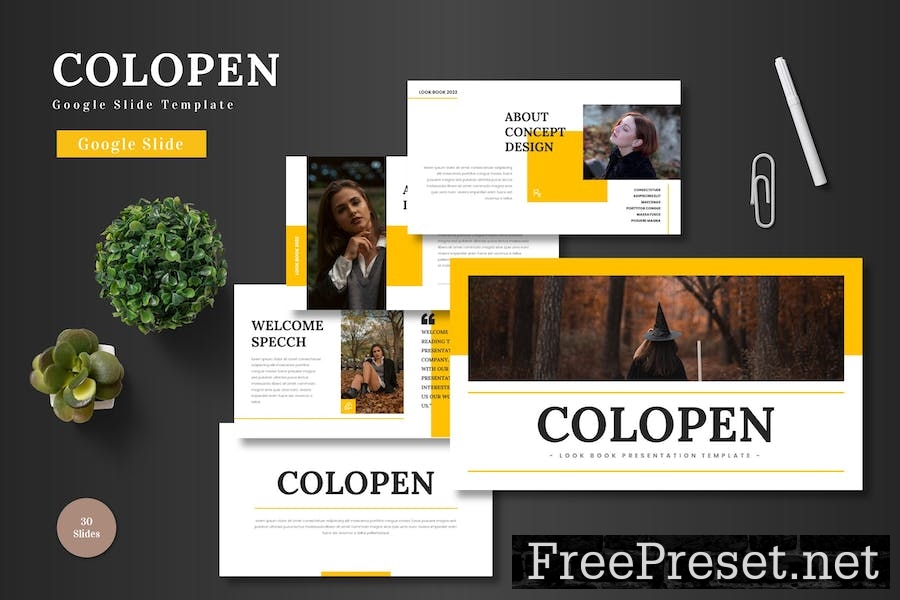 Colopen - Google Slide Template 3PVAR9X