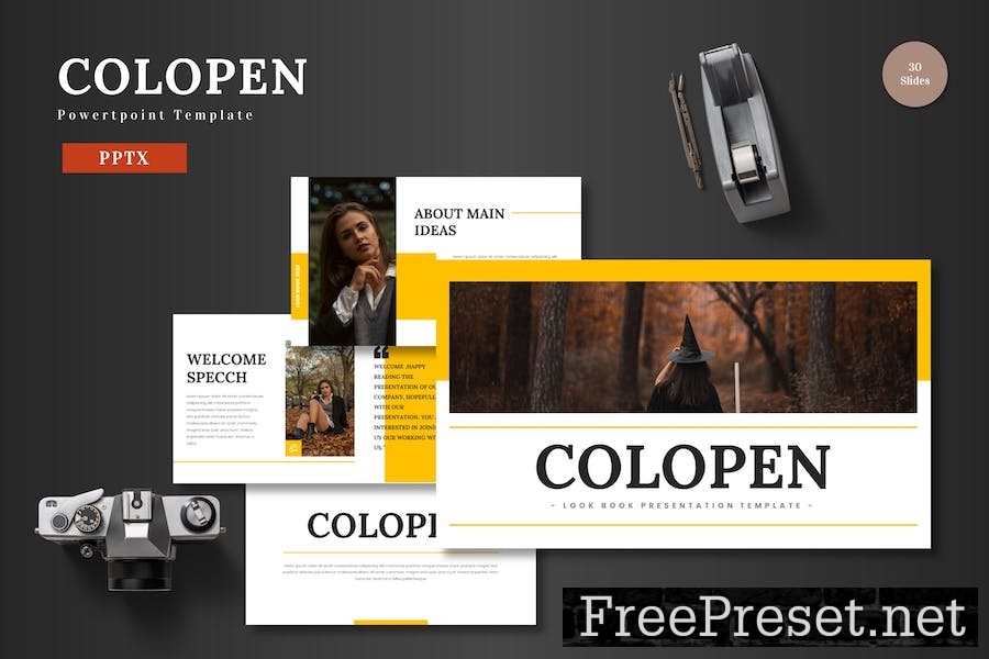 Colopen - Powerpoint Template R8Y2Y5Z