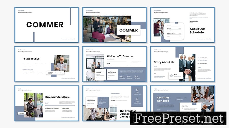 Commer - Business Presentation Keynote Template GYQXDKE