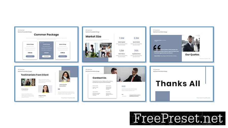 Commer - Business Presentation Keynote Template GYQXDKE