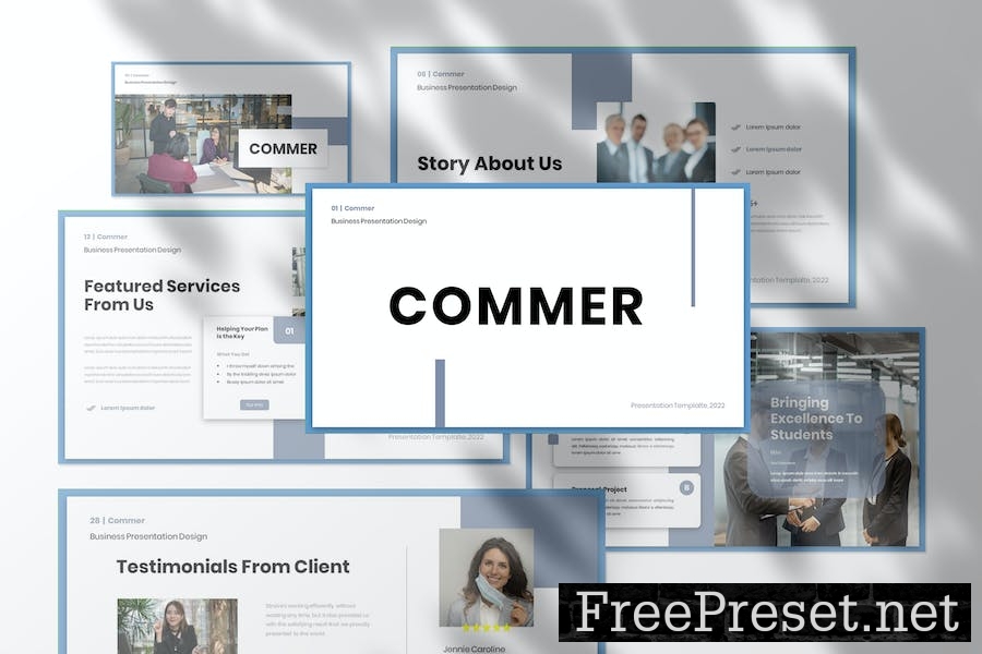 Commer - Business Presentation Keynote Template GYQXDKE