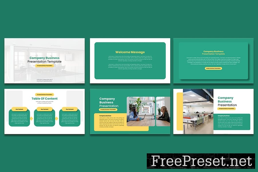 Company Business Persentation Keynote Template TEVUVSH