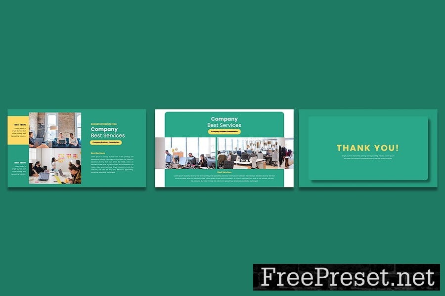 Company Business Persentation Keynote Template TEVUVSH