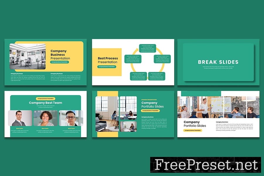 Company Business Persentation Keynote Template TEVUVSH