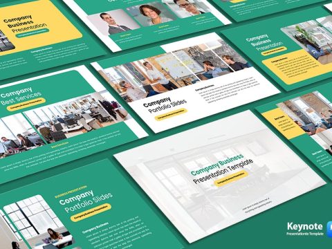 Company Business Persentation Keynote Template TEVUVSH