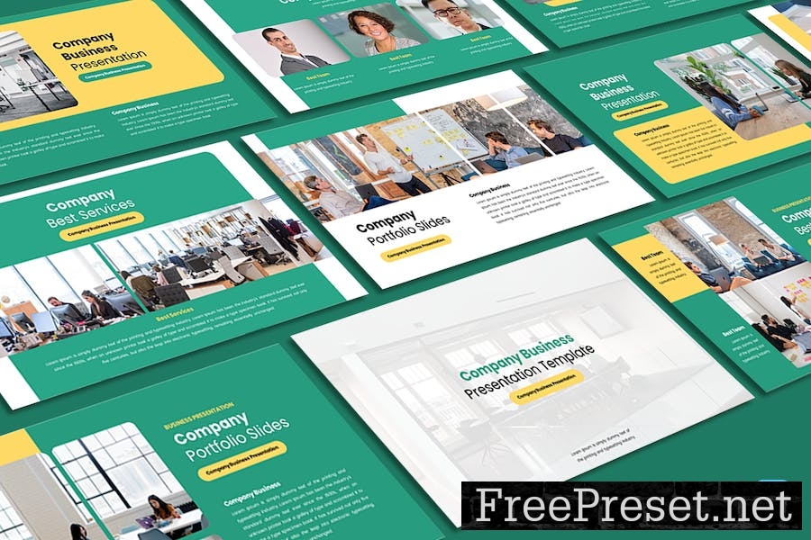 Company Business Persentation Keynote Template TEVUVSH