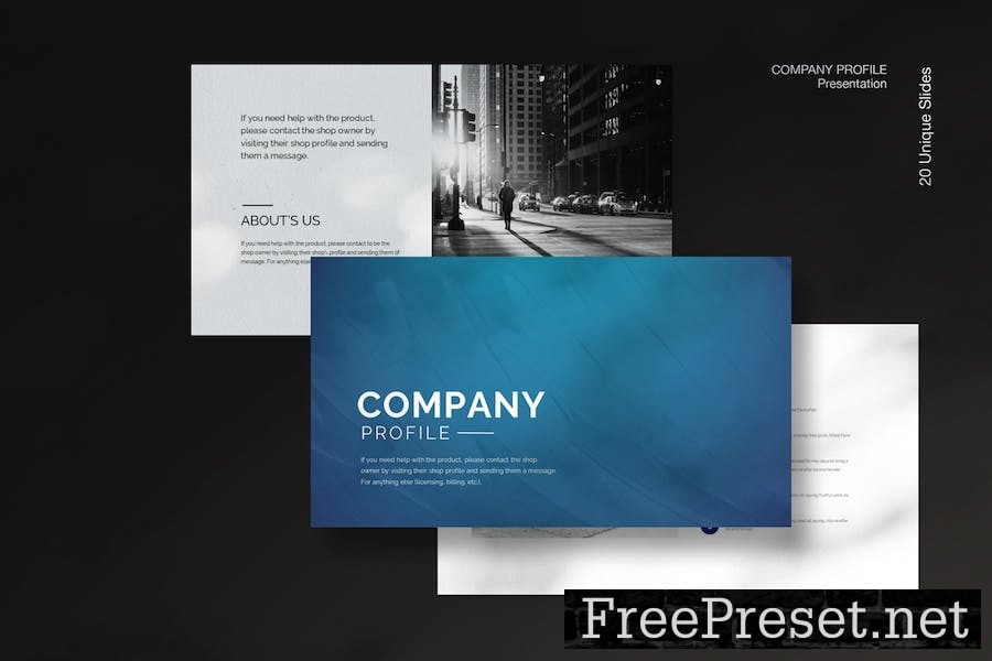 Company Profile Google Slides Template