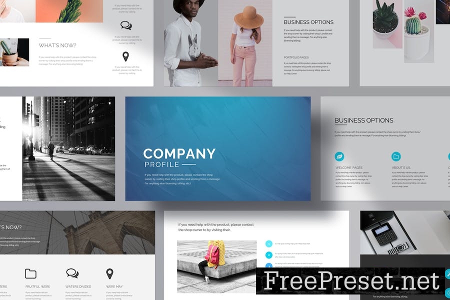 Company Profile Keynote Template 23S2UU7