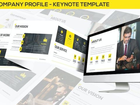 Company Profile - Keynote Template 3N9RF6