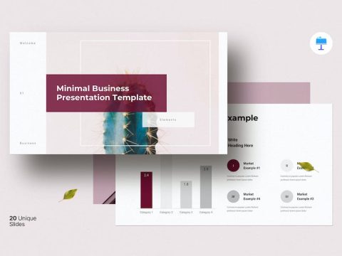 Company Profile Minimal Business Keynote 9C23Y9W