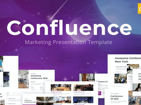 Confluence Modern Marketing Google Slides Template CZMCNZX