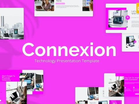 Connexion Purple Technology Google Slides Template AGCL3EE