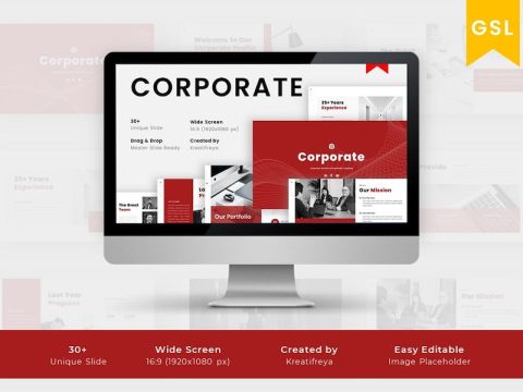 CORPORATE Google Slide Template