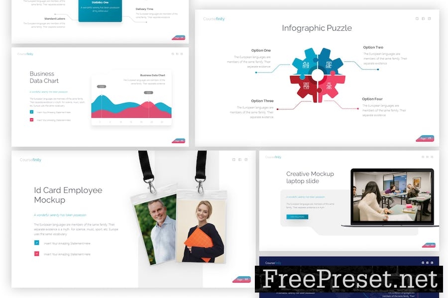 Coursefinity Education PowerPoint Template M9TPR5Q