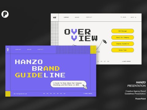 Creative agency brand guideline presentation