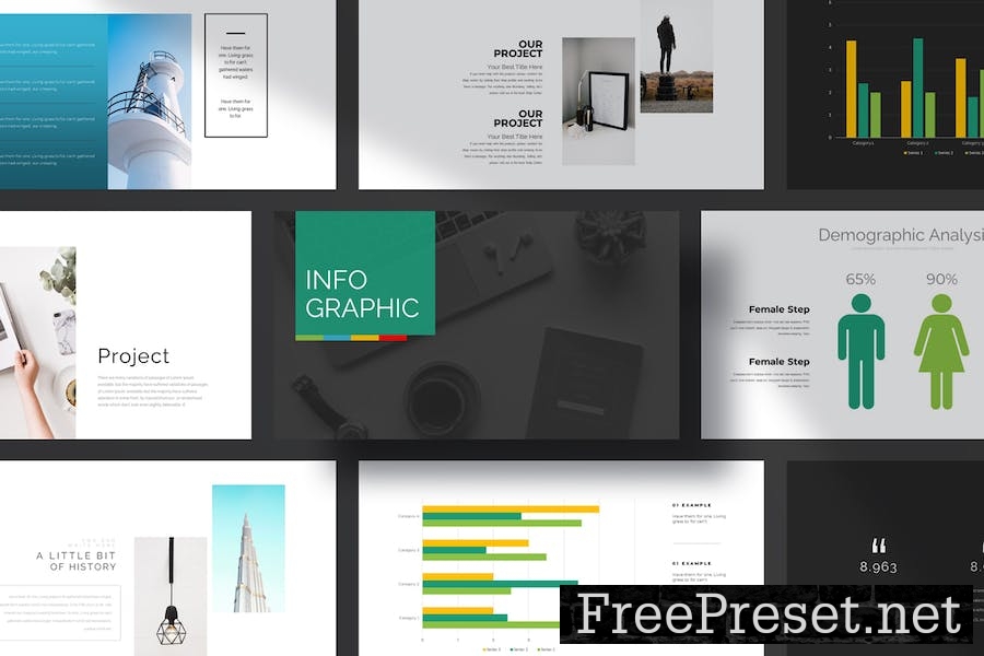 Creative Infographic Presentation Google Slides 6FYFQD4