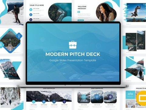 Creative Modern Pitch Deck Google Slides Template