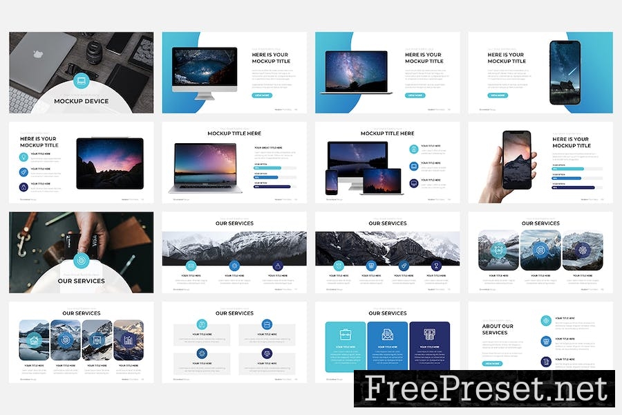 Creative Modern Pitch Deck PowerPoint Template YJ2SE7E